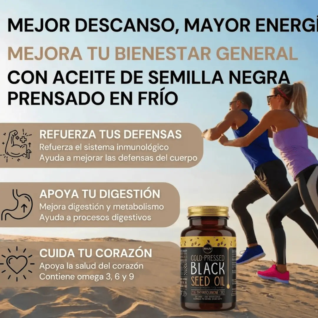 Aceite De Semilla Negra Premium Maju: Energia como nunca antes