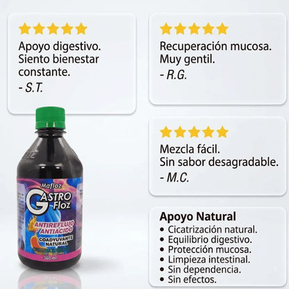 GastroFloz: Tu estómago no necesita calmarse. Necesita sanar.