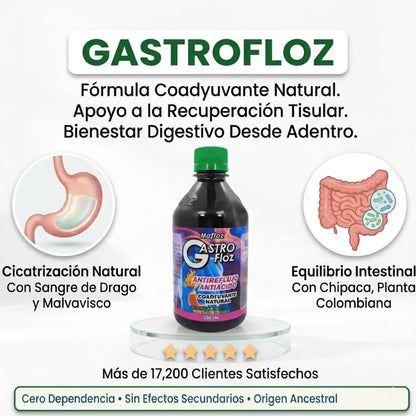 GastroFloz: Tu estómago no necesita calmarse. Necesita sanar.