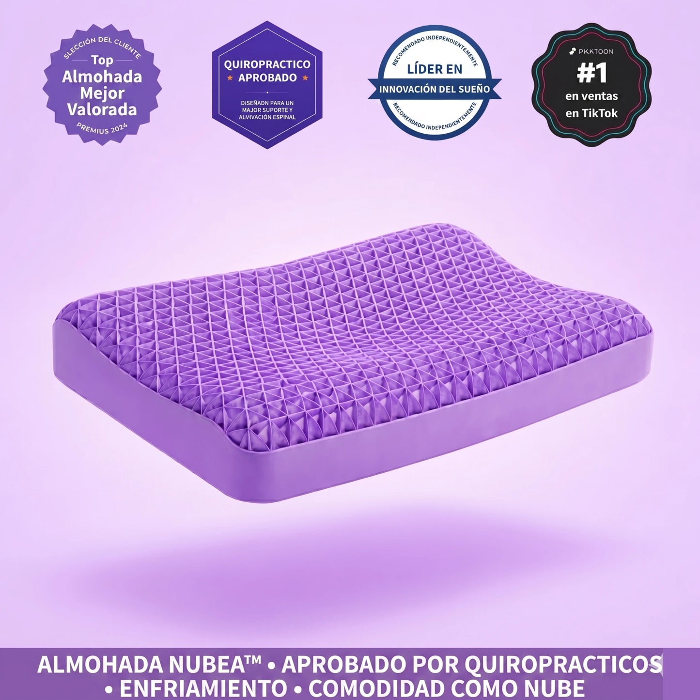 NUBEA™ : La Almohada Cervical que Transforma tu Descanso y Alivia la Tensión de tu Cuello al Instante.
