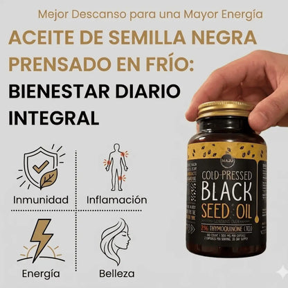 Aceite De Semilla Negra Premium Maju: Energia como nunca antes