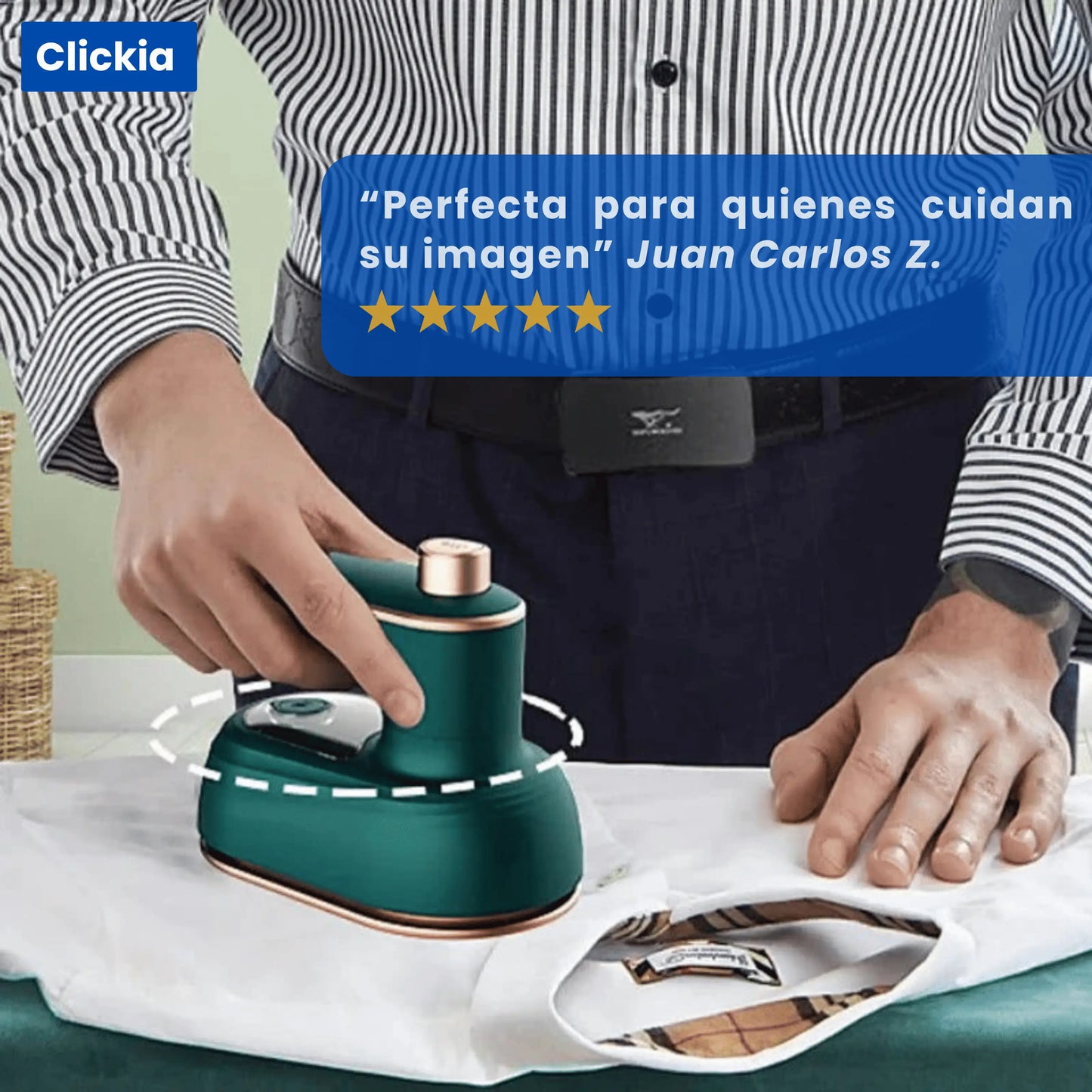 Aliza: MiniPlancha Portátil 2 en 1. ¡Luce impecable, éstes dónde estés!