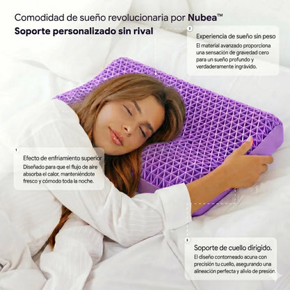 NUBEA™ : La Almohada Cervical que Transforma tu Descanso y Alivia la Tensión de tu Cuello al Instante.