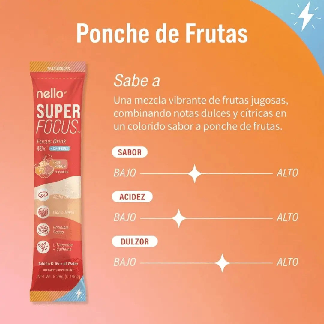 Nello SuperFocus:Tu mente al máximo. Sin frenos, sin bajones