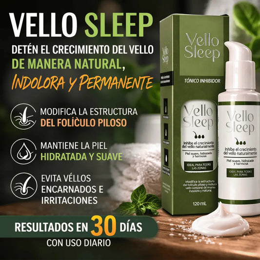 VelloSleep: Piel suave, libre de vello, sin esfuerzo