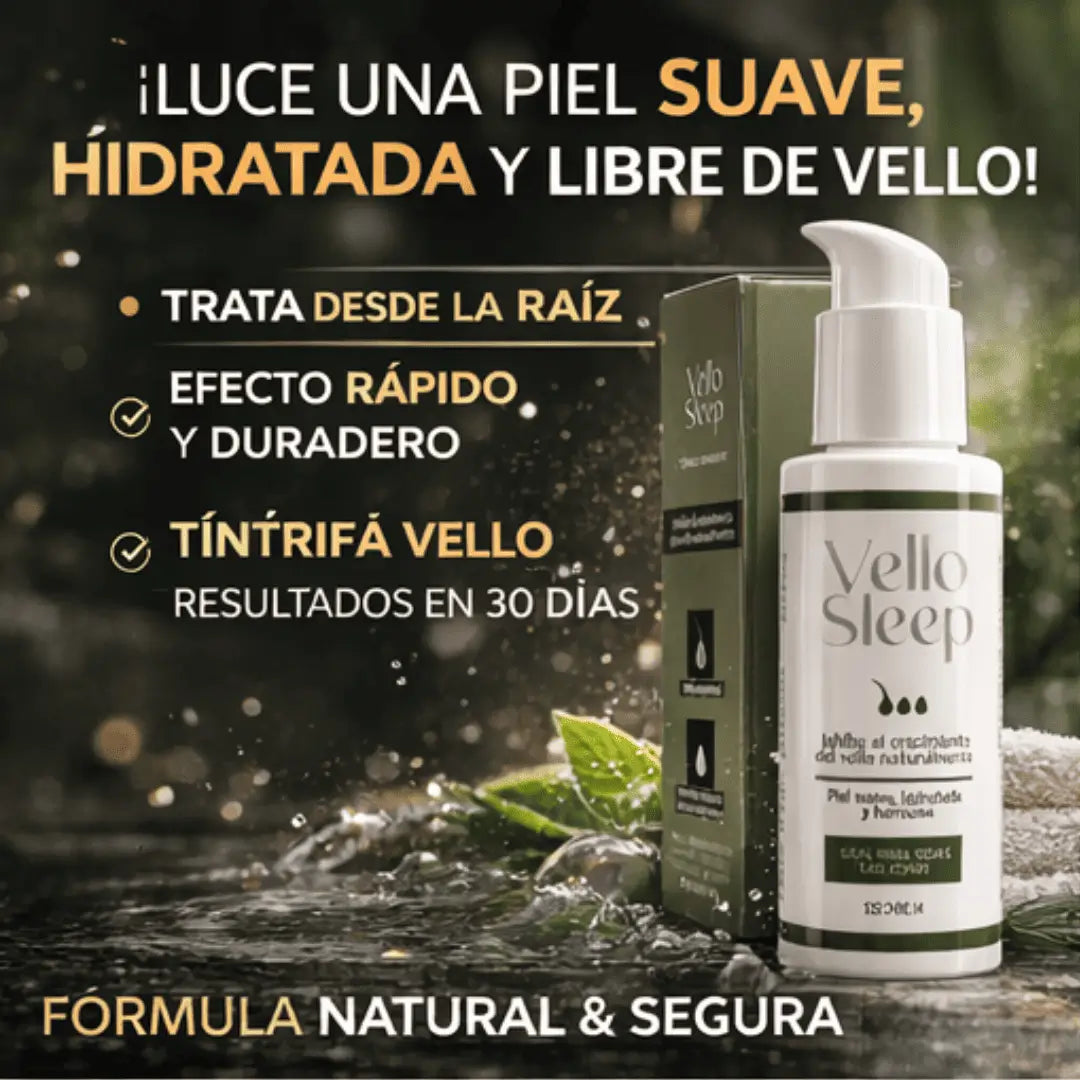 VelloSleep: Piel suave, libre de vello, sin esfuerzo