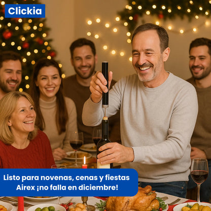 Airex: Sacacorchos portátil por presión de aire.