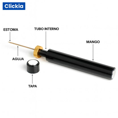 Airex: Sacacorchos portátil por presión de aire.