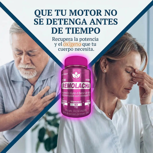 Remolacha Caramelo Masticable | Oxigena y protege tu circulación.