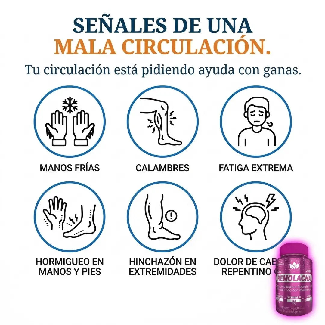 Remolacha Caramelo Masticable | Oxigena y protege tu circulación.